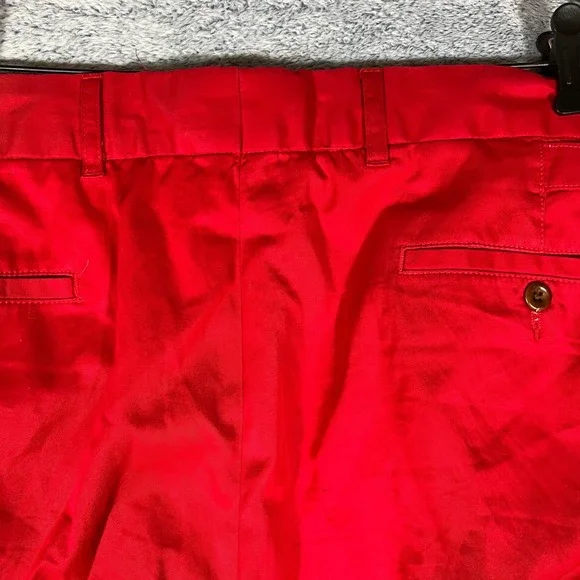 Polo Ralph Lauren Mens Red Chino Pants Side Buckle Adjusters 38x27.5 Cotton - Picture 7 of 16